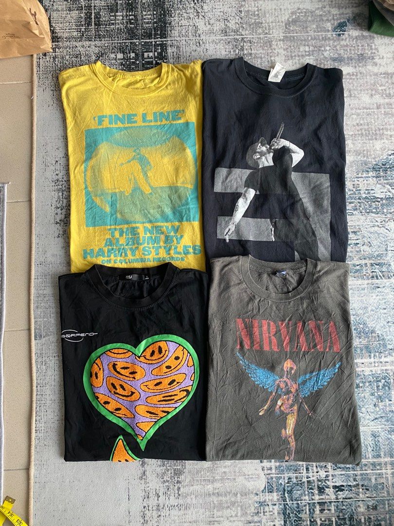 Harry styles shop nirvana shirt