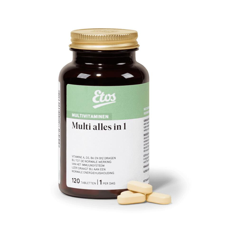 Etos Multivitamin - Multi All in 1 (120 tablets), Health & Nutrition ...