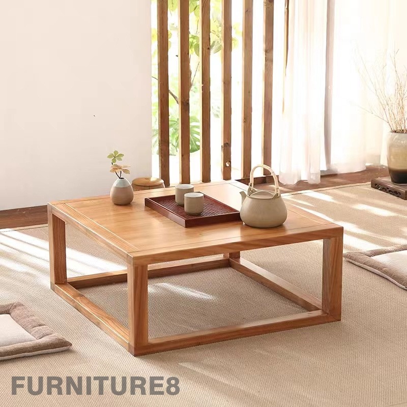 F8 1127 Solid Wood Coffee Table Japanese Balcony Small Table