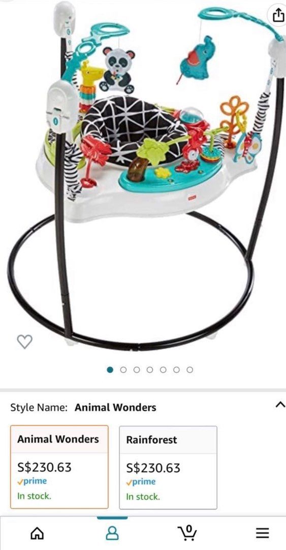 Fisher price sales animal jumperoo