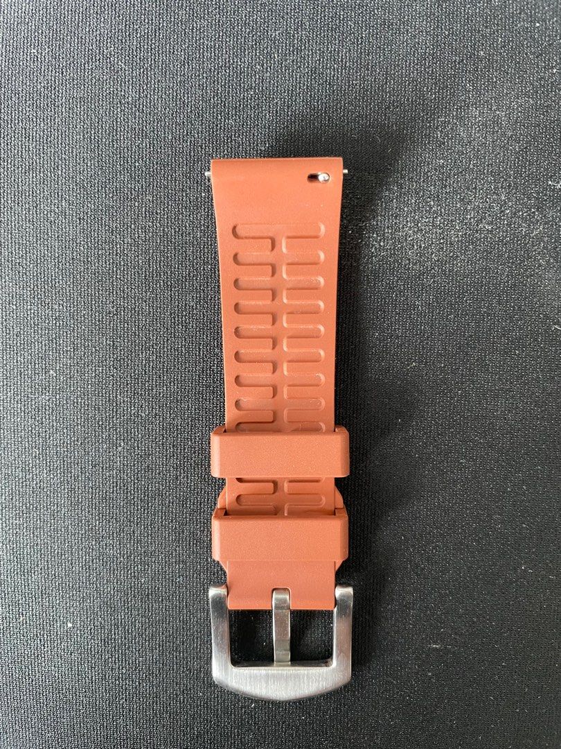 FKM Rubber Strap in Brown (20mm) Nomad Watch Works, Luxury, Watches on