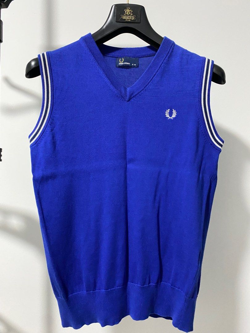 Fred perry on sale sleeveless jumper