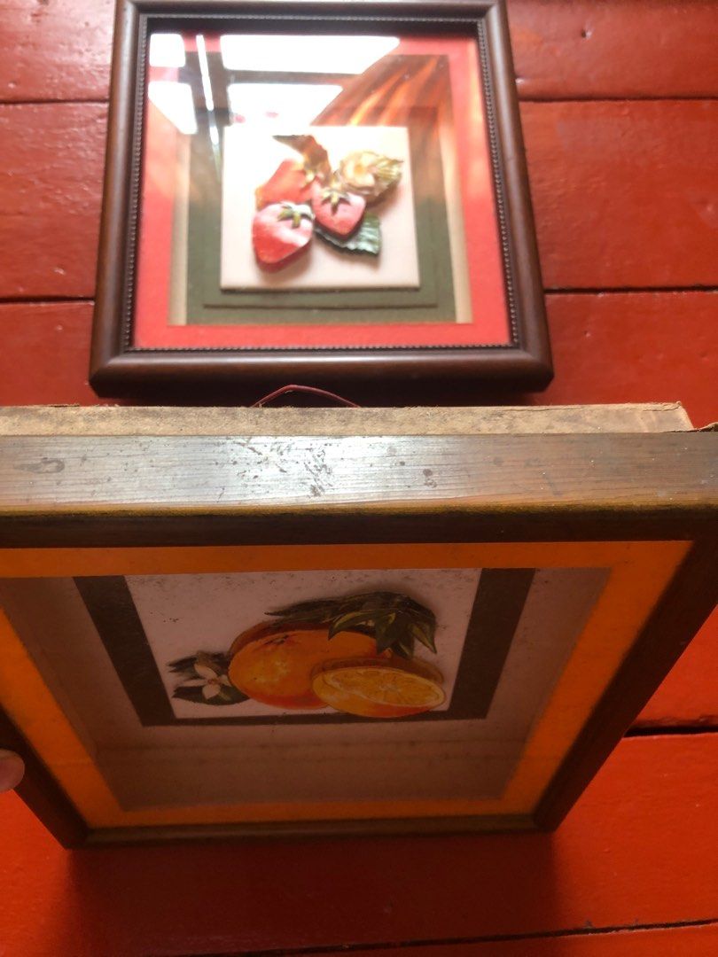 Fruits wall art frame on Carousell