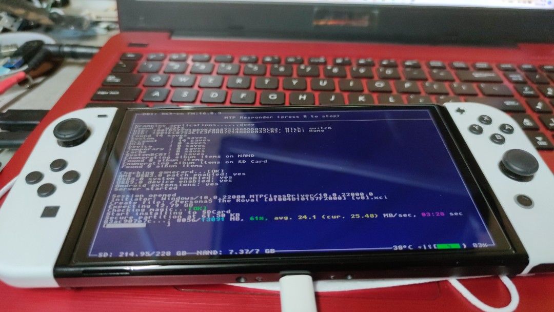 Latest Offer Fully jailbroken nintendo switch oled 256gb, Video Gaming