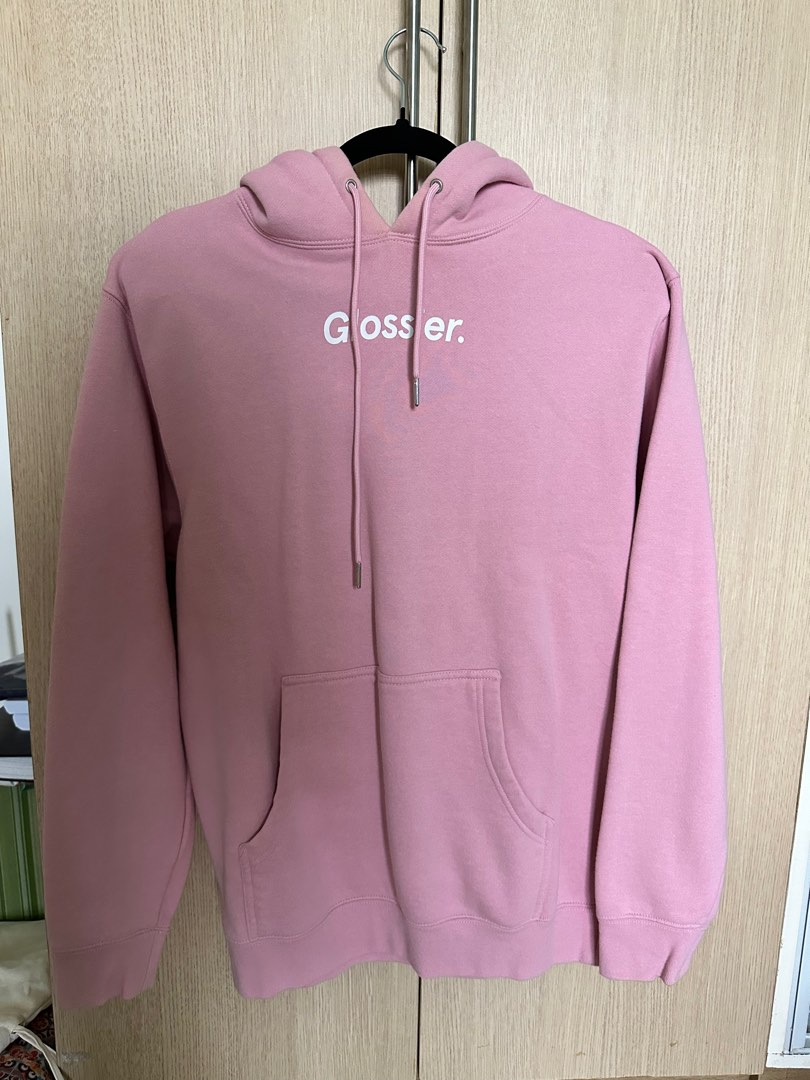 Glossier Original Pink Hoodie, Women's Fashion, Coats, Jackets and ...