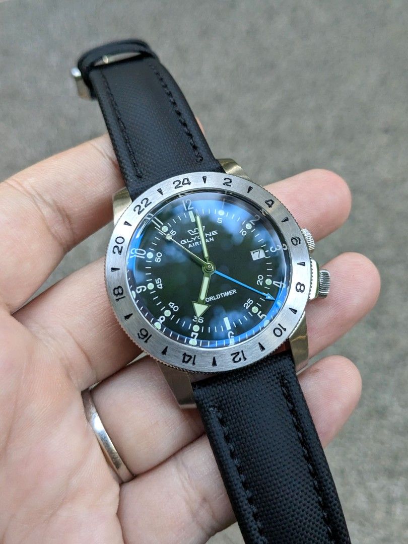 Glycine Airman Worldtimer GMT Quartz
