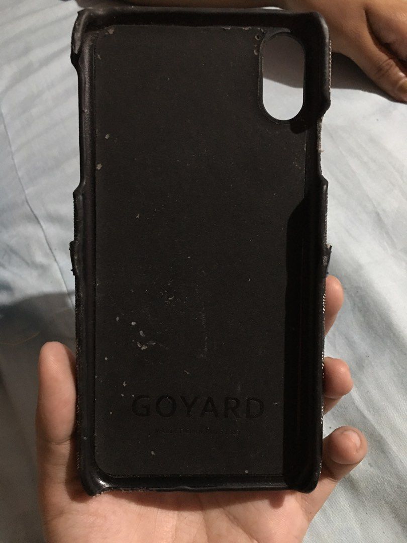 Green Goyard iPhone X Protective phone case (Authentic Goyard Bag