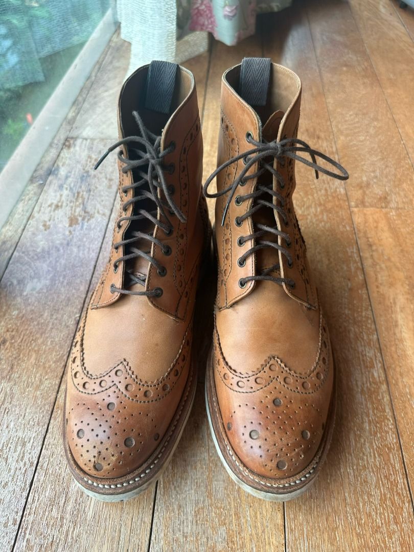 Grenson fred sale boots tan