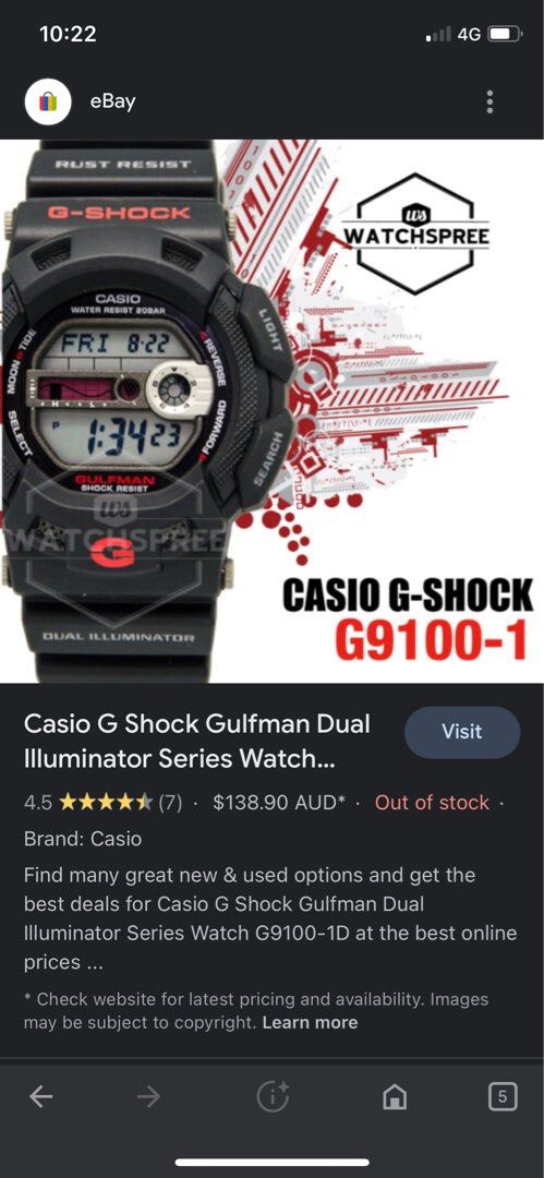 G shock Gulfman
