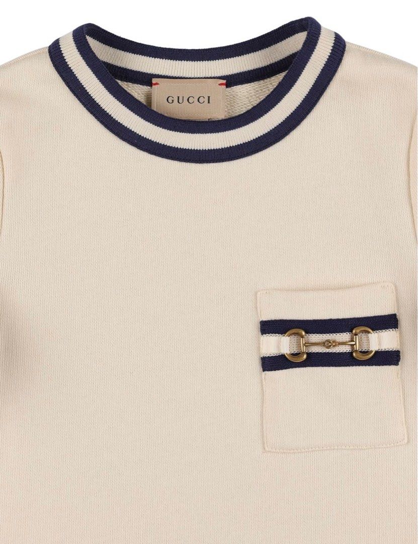 Gucci女童棉質連身裙6/8A, 兒童＆孕婦用品, 嬰兒及小童流行時尚- Carousell