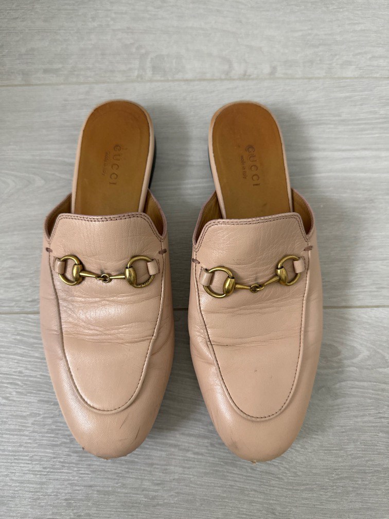 GUCCI - 20mm Horsebit Leather Loafer Slipper Gucci