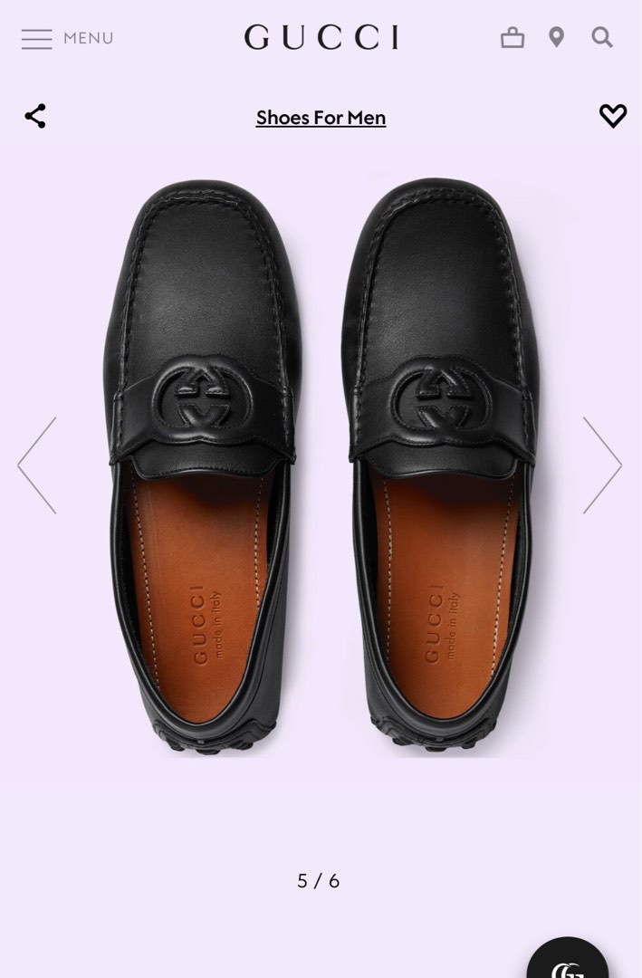 Mens gucci drivers shop