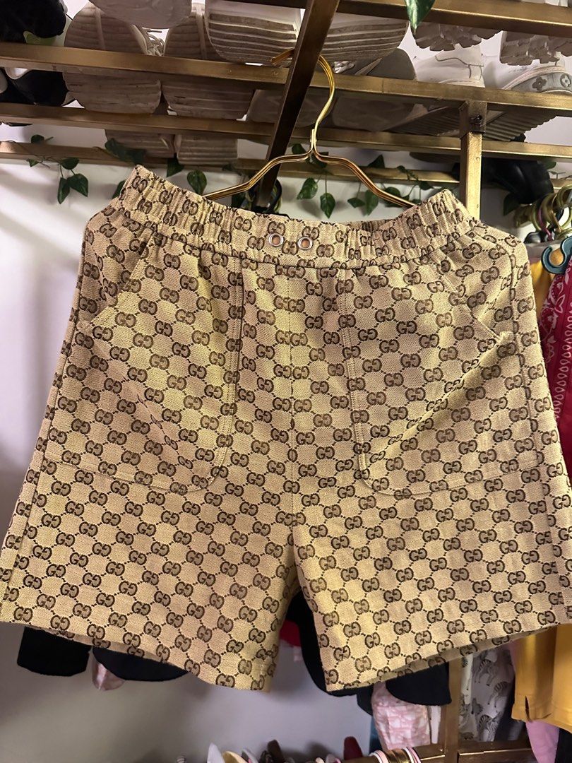 Gucci x The North Face Monogram Shorts, Luxury, Apparel on Carousell