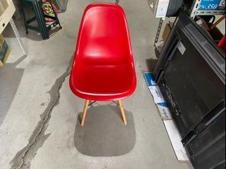 紅色休閒椅H04155 快樂福2手倉庫 商品皆為自取價-(請先聊聊詢問運費)