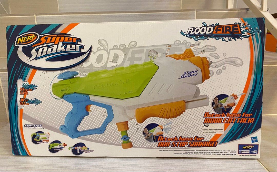 Hasbro Nerf Super Soaker Flood Fire Hobbies And Toys Toys And Games On Carousell