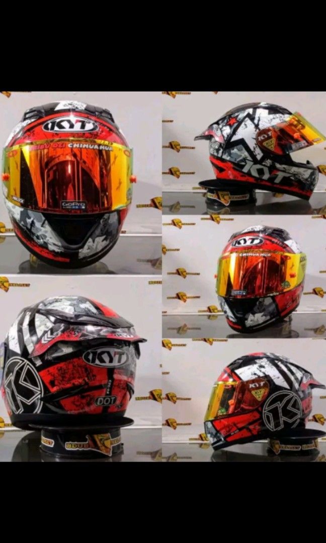 Helm KYT R10 FULL FACE ORIGINAL LENGKAP Motor di Carousell