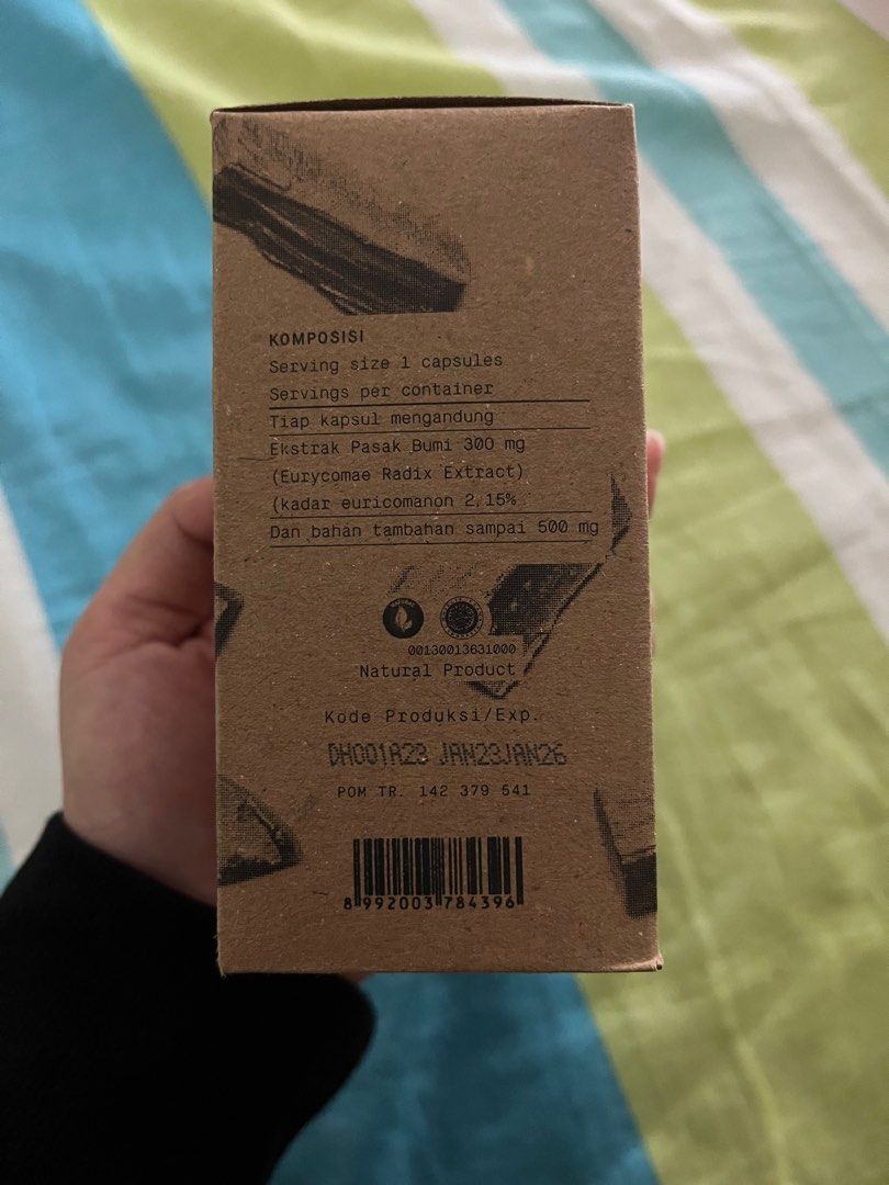 Obat Kuat Herbana Pasak Bumi 60 kapsul, Kesehatan & Kecantikan, Parfum