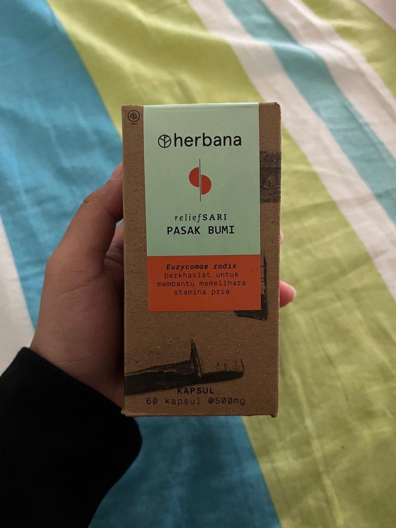Obat Kuat Herbana Pasak Bumi 60 kapsul, Kesehatan & Kecantikan, Parfum
