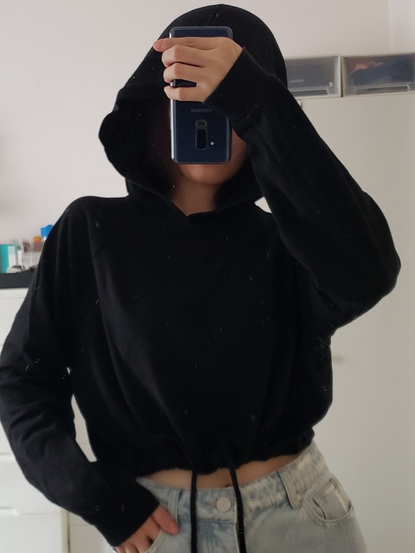 Hoodie outlet crop h&m