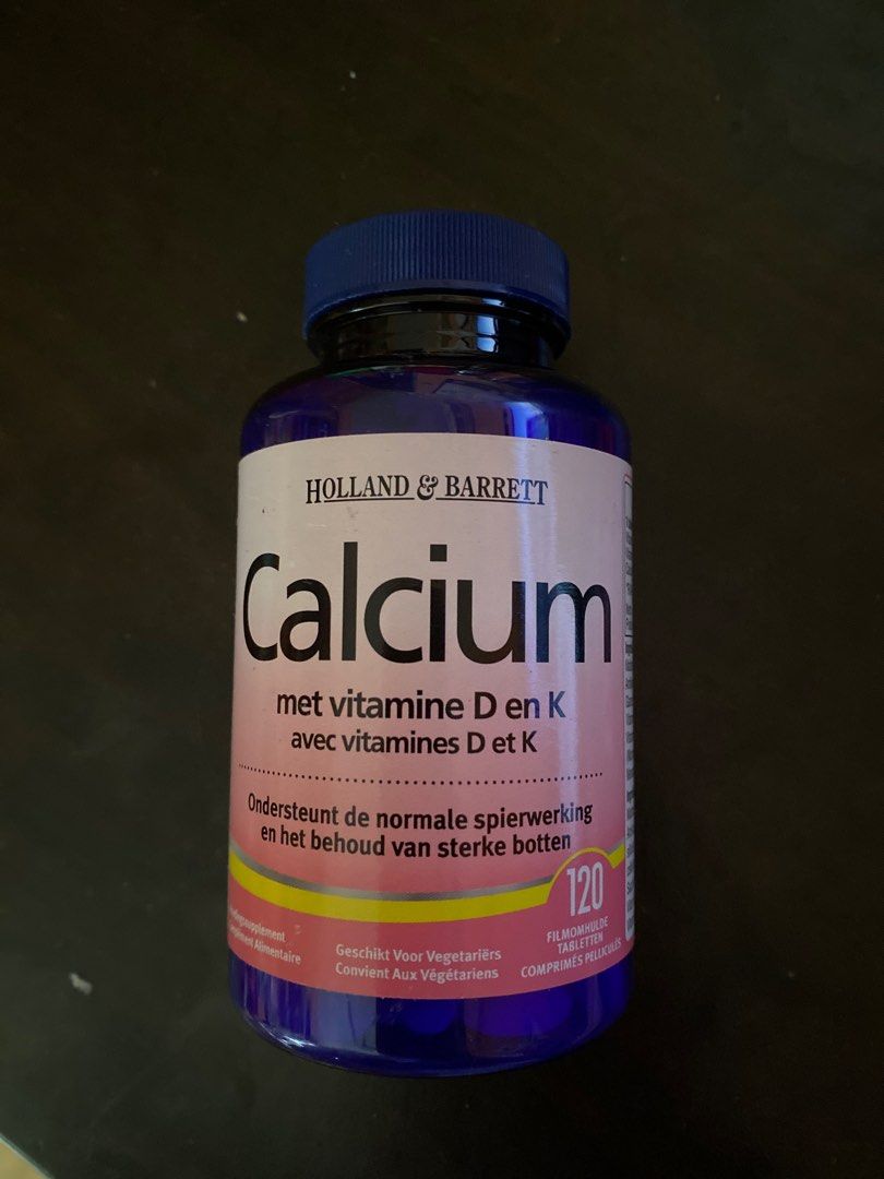 Holland & Barrett Calcium with Vitamins D and K (120 Tablets), Health