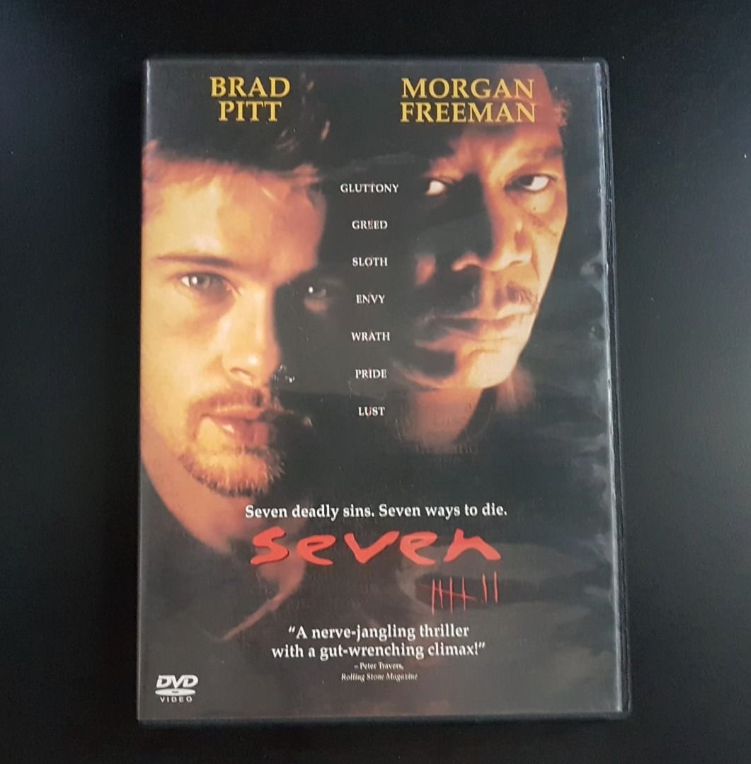Hollywood Blockbusters, SEVEN, Brad Pitt, Freeman, 1995 crime