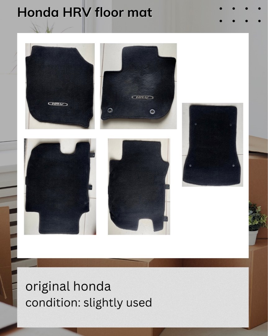Honda HRV 2021 stock floor mat on Carousell