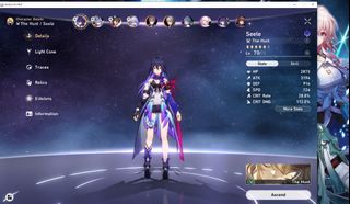 Honkai star rail Seele E1/C1 Welt E1