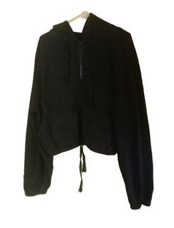 Hoodie Crop black