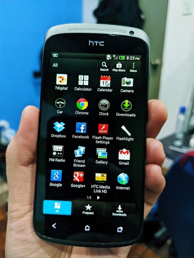 HTC One S 16GB Gradient Blue RARE UNIT (Category: Early Generation Mobile Phones) located in Quezon City. Submitted by cosmic_xhenon (Listing ID 1236585387, Image 3). Description: FOR ONLY 5K FIXED PRICE VERY RARE PHONE GOOD FOR COLLECTIONS ONE OF THE FLAGSHIP PHONE OF HTC WAY BACK IN 2012 DELIVERY VIA LALAMOVE OR MEET UPS LRT 1 BALINTAWAK WALTERMART MUNOZ SM NORTH AROUND 98% SMOOTHNESS OVERALL STILL PRESENTABLE GREAT CONDITION Qualcomm MSM8290 D