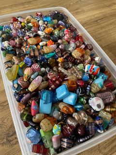 Huge box of high quality glass beads