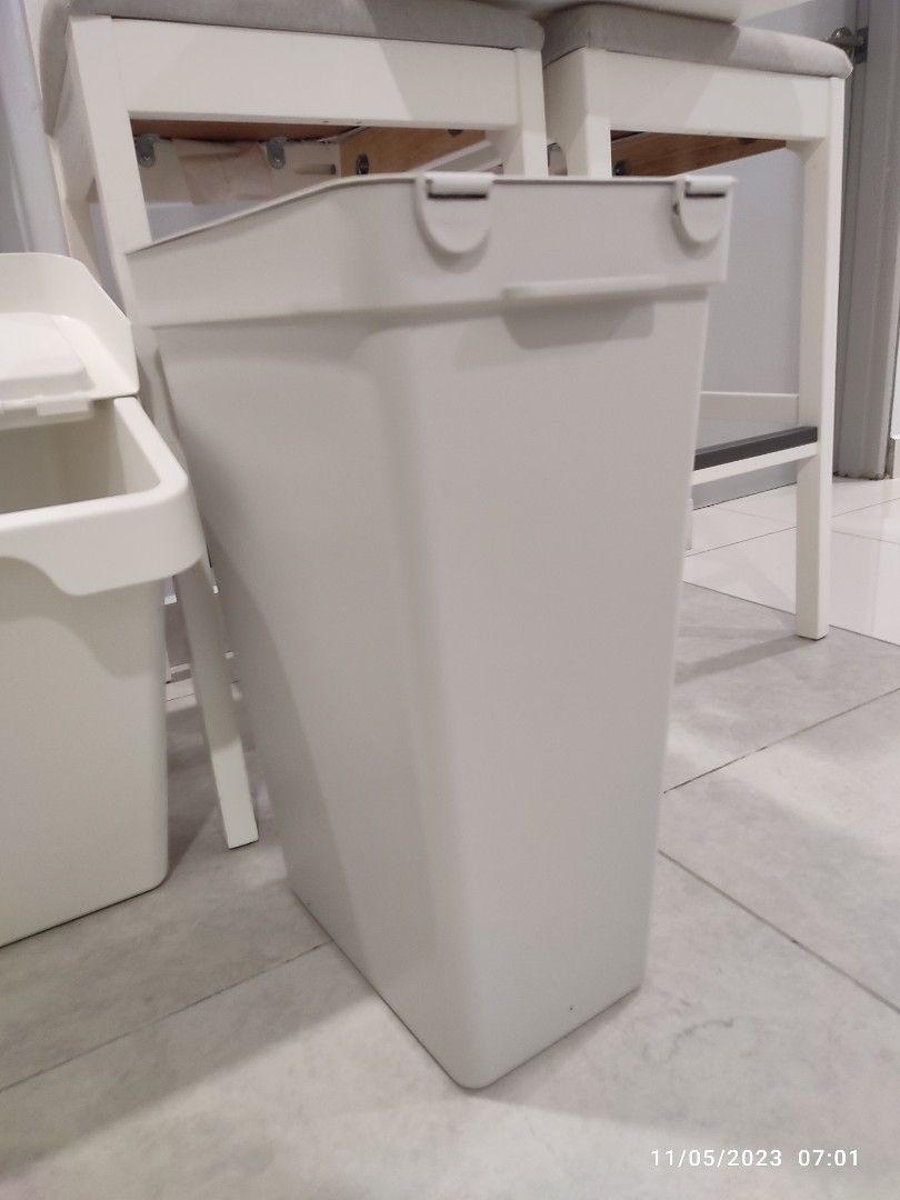IKEA Hallbar Bin with Lid 35L, Furniture & Home Living, Home
