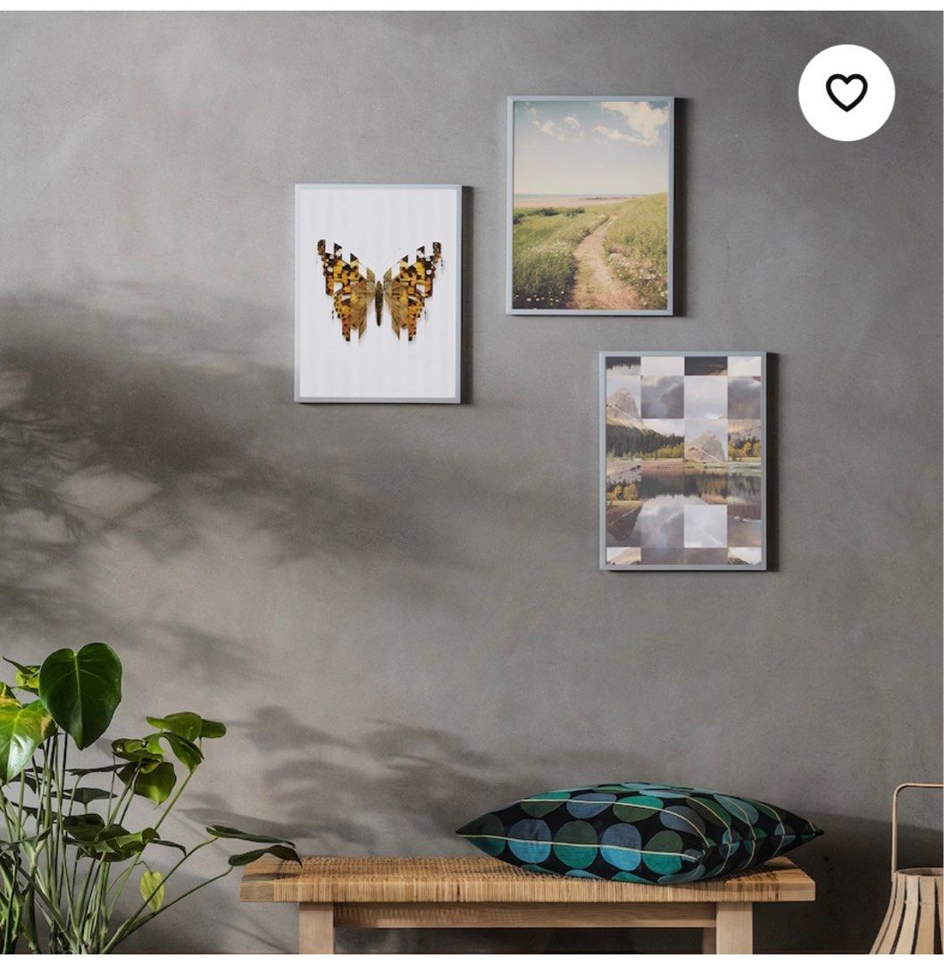 IKEA lomviken aluminium frames 40 x 50, Furniture & Home Living, Home