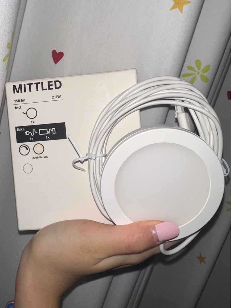 IKEA MITTLED (LED spotlight), Furniture & Home Living, Lighting & Fans ...