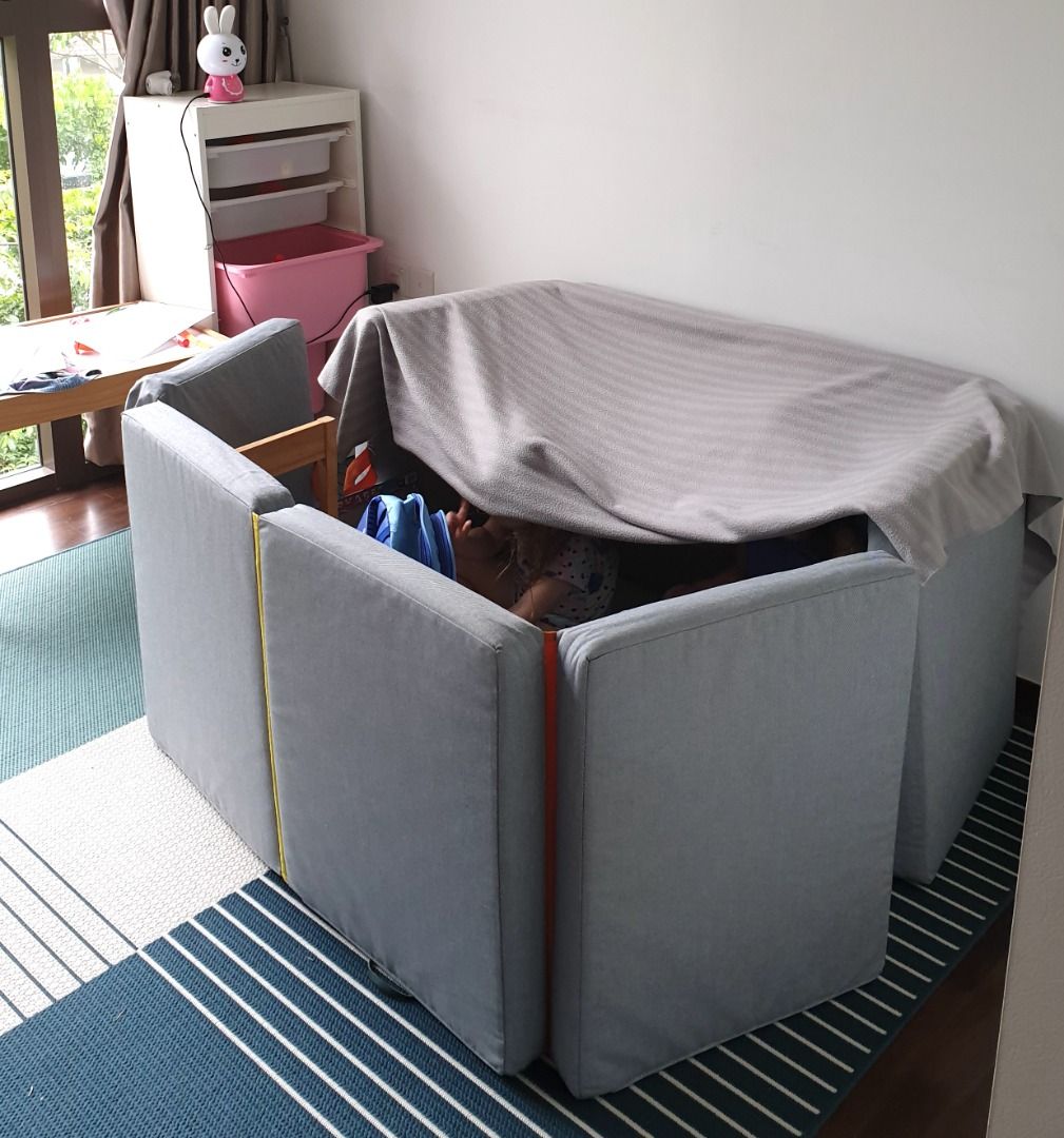 IKEA SL KT Pouffe mattress foldable 2x available