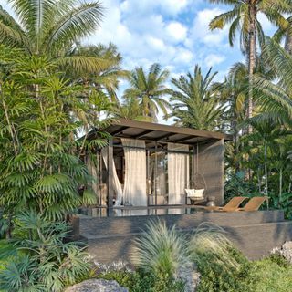 Instagram Worthy Black Cabin in Bali, Indonesia