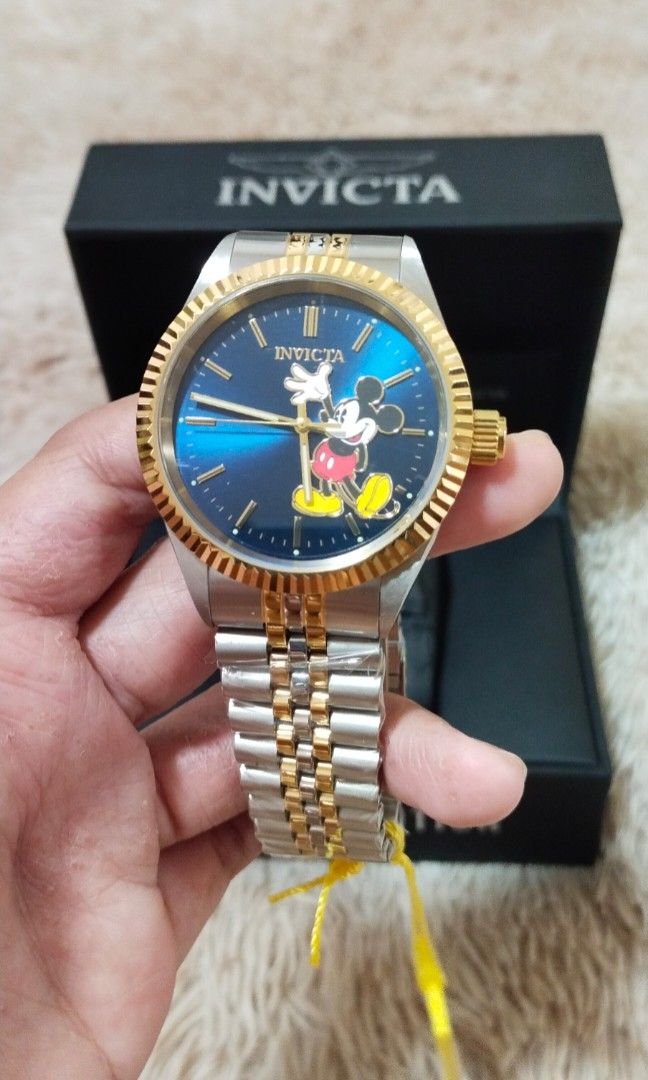 Limited edition mickey mouse invicta watch on sale