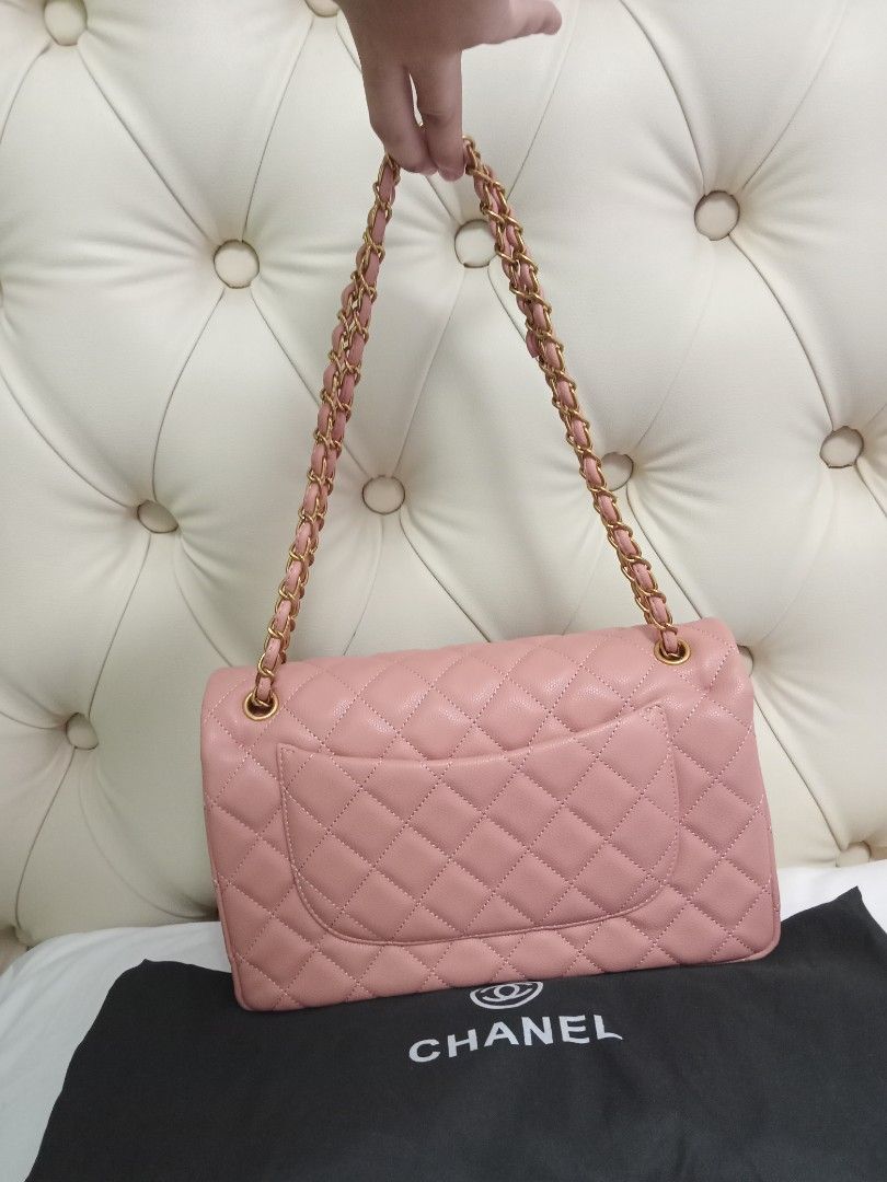 Japan Preloved Chanel Pink Sling bag, Luxury, Bags & Wallets on