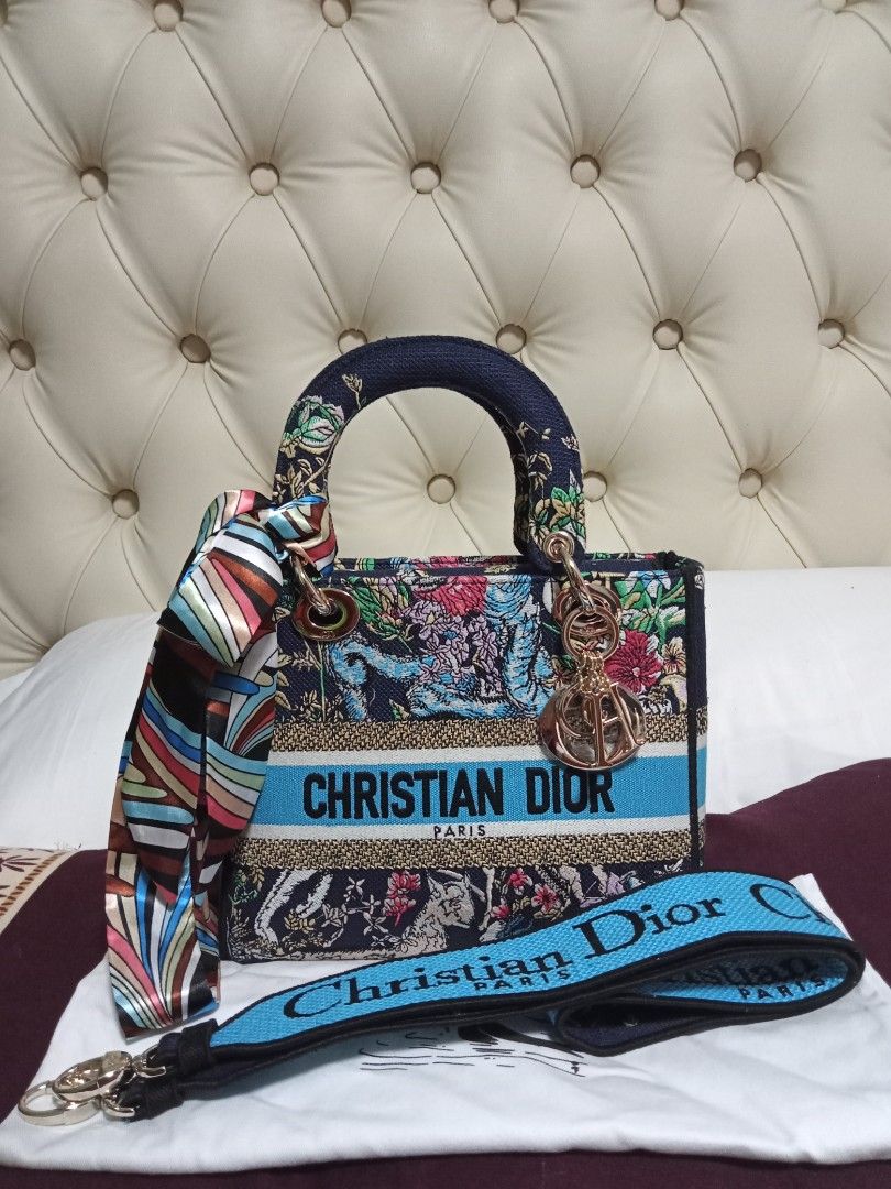 Authentic Second Hand Christian Dior FallWinter 2019 Flag Book Tote Bag  PSS20001745  THE FIFTH COLLECTION