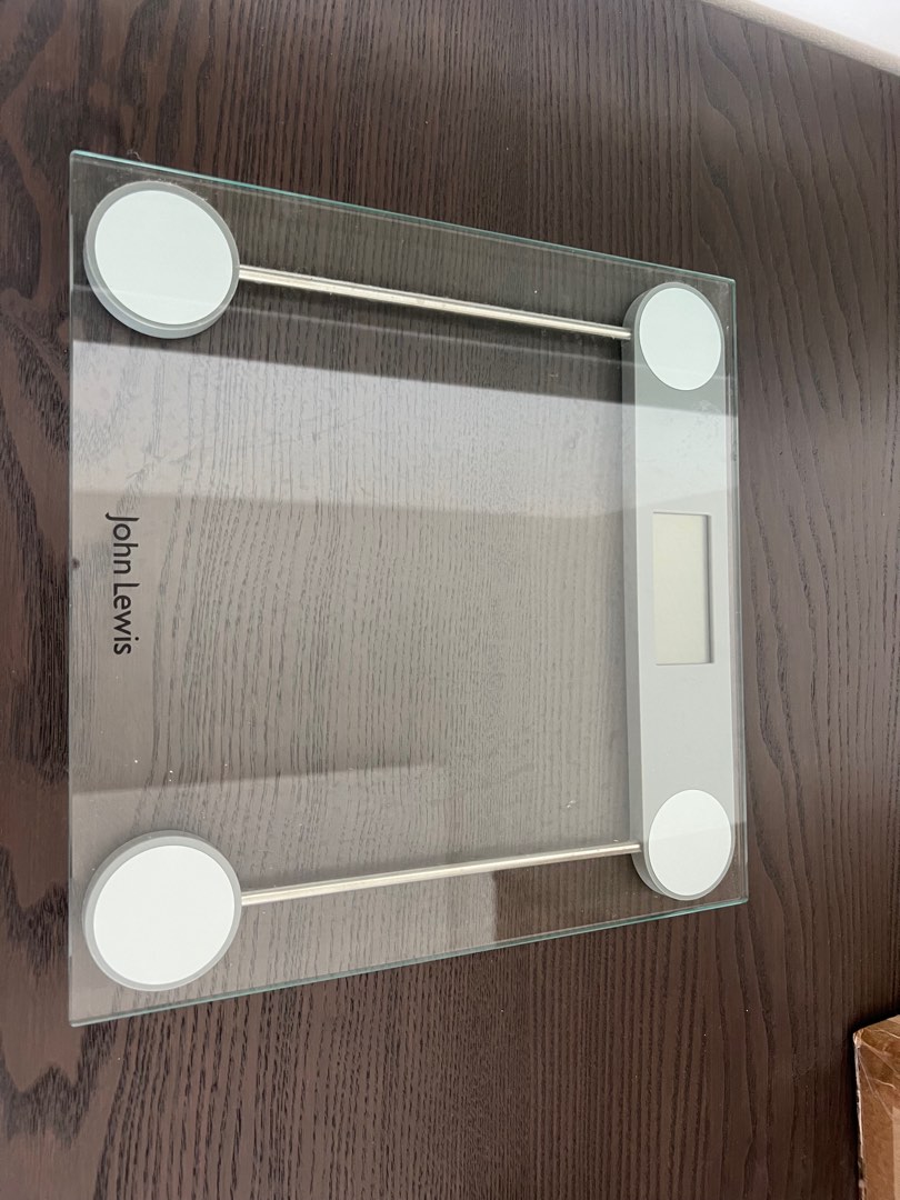 John Lewis body scale, Health & Nutrition, Health Monitors & Weighing Scales on Carousell