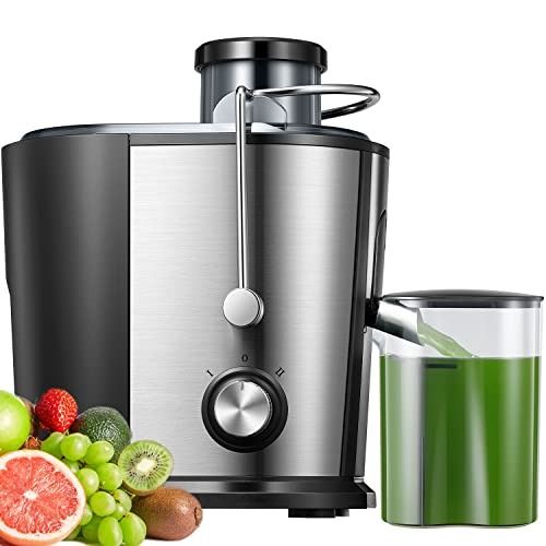 Juicer Whole Fruit and Vegetable Easy Clean, 600w, Stainless Steel Juicer  Machine with 3'' Wide Mouth, Dual Speed Mode, BPA-Free, TV & Home  Appliances, Kitchen Appliances, Juicers, Blenders & Grinders on Carousell