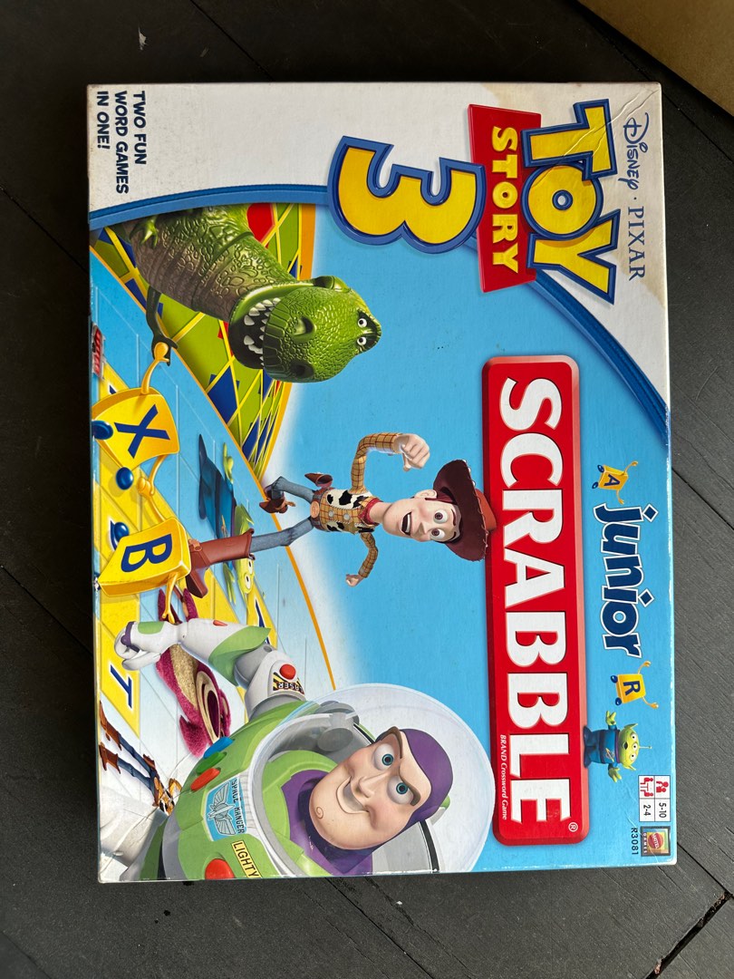 JUNIOR SCRABBLE TOY STORY 3, Hobbies & Toys, Toys & Games on Carousell