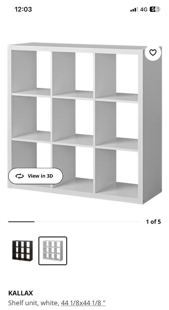 Kallax Shelving, Furniture & Home Living, Furniture, Shelves,