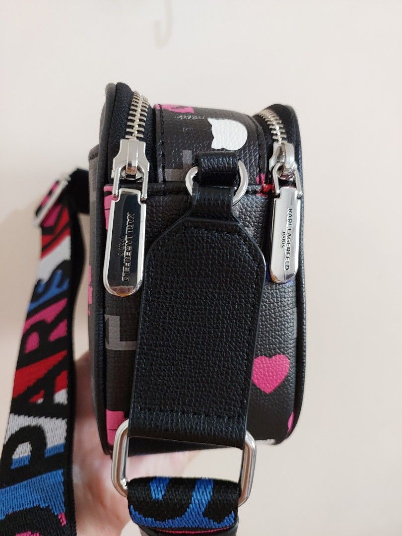 Karl Lagerfeld Paris Maybelle Camera Bag Double Zip on Carousell