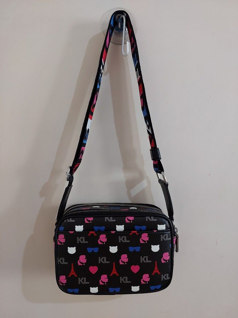 Karl Lagerfeld Paris Maybelle Camera Bag Double Zip on Carousell