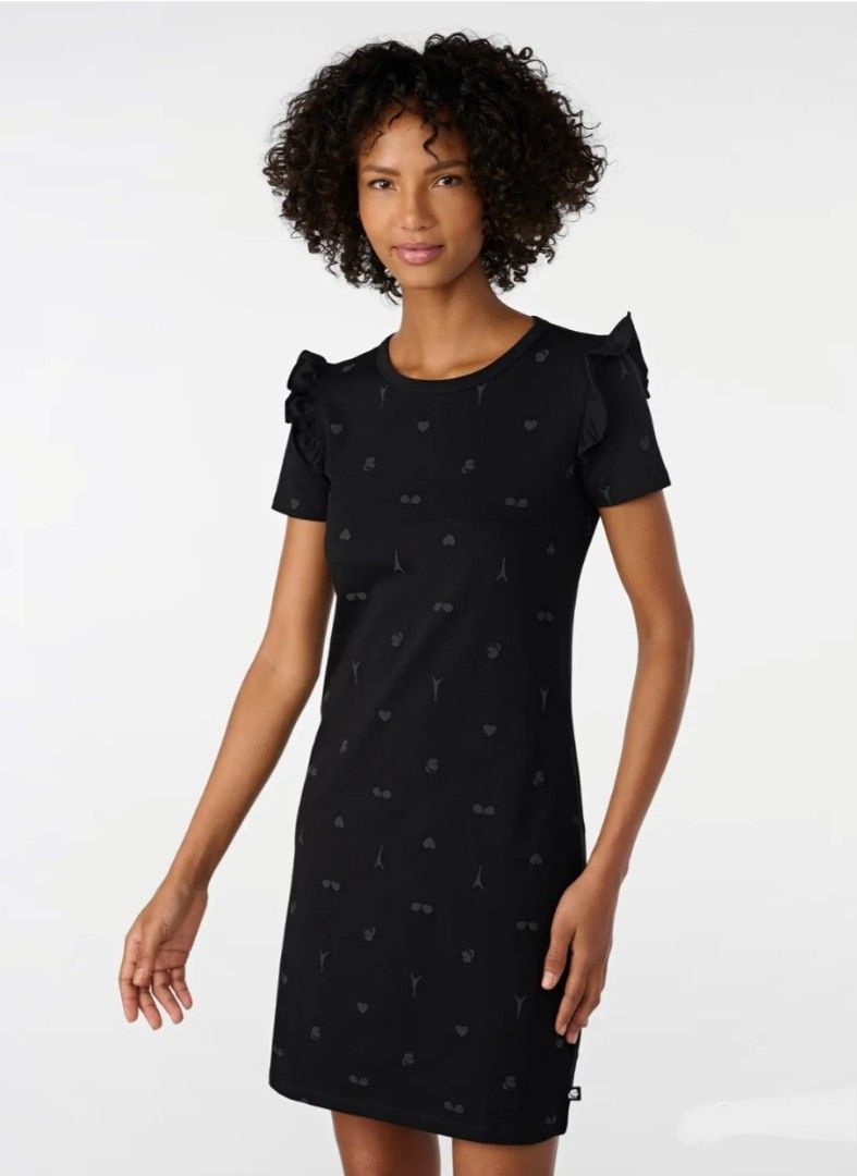 Black dress deals karl lagerfeld