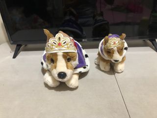 Keel Toys Royal Corgis Dog Plush Bundle