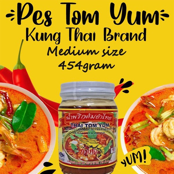 Kung Thai Tom Yum Soup Paste Instant Soup Thai Tom Yum Soup, Food ...