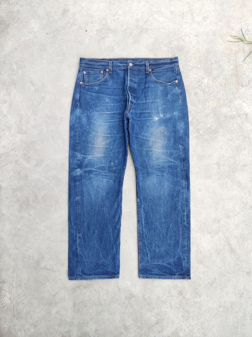 Levi's 501 Blank Red Tab Denim Pants, Men's Fashion, Bottoms, Jeans on ...