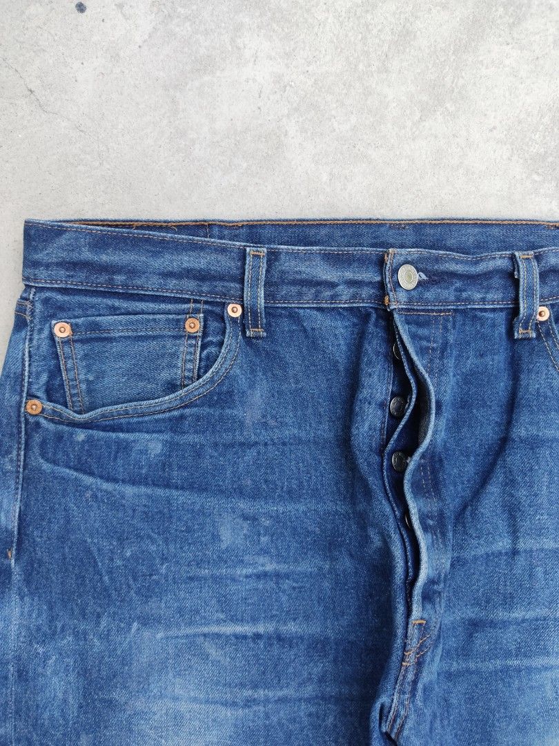 Levi's 501 Blank Red Tab Denim Pants, Men's Fashion, Bottoms, Jeans on ...