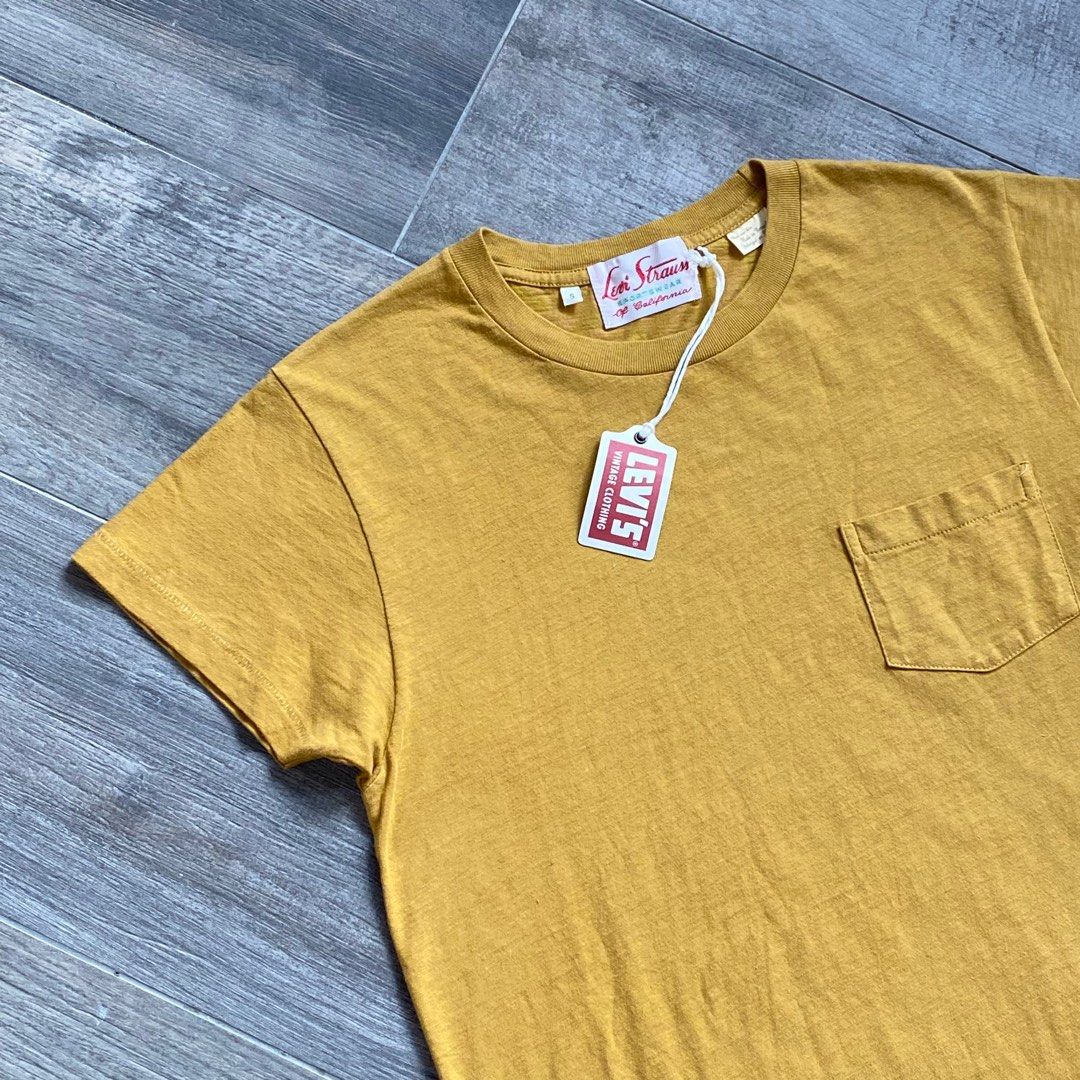 LEVIS SPORTSWEAR LVC LEVI'S VINTAGE CLOTHING MUSTARD YELLOW POCKET